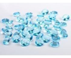 Dekosteine Deko-Diamanten Acryl TÜRKIS, 100 St., 12 mm