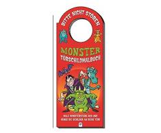 Türschild Malbücher Superstars, Prinzessinnen, Piraten, Monster