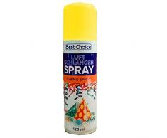 CEPEWA GmbH 125ml Luftschlangen-Spray GELB String Spray zur Dekoration für Karneval, Geburtstage & Partys