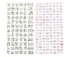 Oblique Unique 6 Blätter Drawing Deko Aufkleber Sticker DIY Tagebuch Scrapbooking