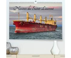 Navires du Saint-Laurent(Premium, hochwertiger DIN A2 Wandkalender 2020, Kunstdruck in Hochglanz): La voie maritime du Saint-Laurent (Calendrier mensuel, 14 Pages ) (Calvendo Mobilite)