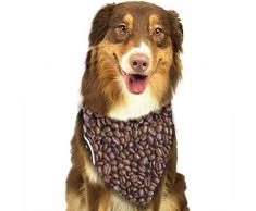YAGEAD Hund Bandana Welpe und Haustier Bandanas, Küche Kaffeebohnen Kunstdruck Haustier Schal
