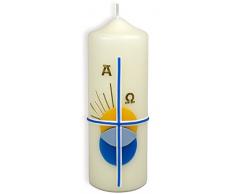 Christliche Geschenkideen °* handgefertigte Osterkerze Auferstehung Christi