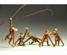 Kay Bojesen Holzfigur, Holz, Braun, 7 x 7 cm