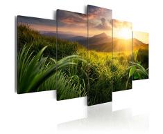 murando - Bilder 225x112 cm Vlies Leinwandbild 5 TLG Kunstdruck modern Wandbilder XXL Wanddekoration Design Wand Bild - Natur Landschaft Gebirge c-A-0095-b-m