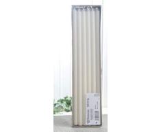CandleCorner Stabkerzen, 30 x 1,2 cm Ø, 12er-Pack, wollweiß-Creme