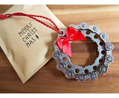 Fahrrad Weihnachtskugel Baumschmuck Christbaumkugel Radsport Geschenkidee Radfahrer Bike Weihnachtsgeschenk