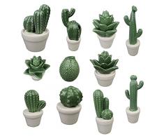 GMMH Kaktus aus Keramik Kakteen Modelle wählbar Deko Dekovase Vase Keramik (22-11 Höhe 9 cm)