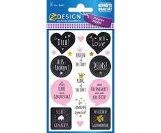 AVERY Zweckform 56041 (Deko Sticker, Geburtstag, 17 Aufkleber)