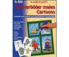 Fensterbilder malen - Cartoons