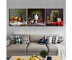 GHTAWXJ 3 Tafelmalerei Wandbilder Leinwandbilder Bilder Malerei Stilleben Poster Kunst Schlafzimmer Büro S Wohnaccessoires