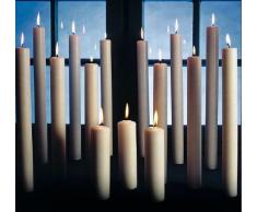 300/35 mm 4 Stück Altarkerzen mit Dornbohrung in 100% Ceresinwachs nach RAL Kerzen Qualität (Kirchenqualität), Original Kopschitz Kerzen Made in Germany