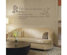 INDIGOS 4051719359145 Wandtattoo, Vinyl, braun, 60 x 10 x 10 cm