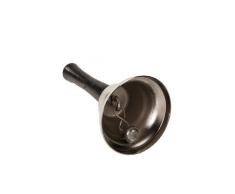 Klassische Handglocke, klein, 12 cm, silberfarben