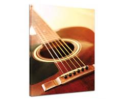 Bilderdepot24 Leinwandbild Gitarre 50 x 60 cm - fertig gerahmt, direkt vom Hersteller