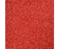 Dekosand / Farbsand (0,1 - 0,5 mm), 1 kg, rot