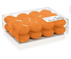 Schwimmkerzen Mandarin Orange 24 Stück 45 mm Durchmesser