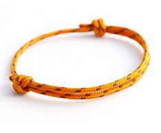 KOMIMAR dezentes Surfer Armband PRIMROSE YELLOW - cool lässiger Surf Style - Freundschaftsarmband - Snowboarder - Skater - Segeln - Wichteln - Geschenkidee - Handgemacht - Yachting