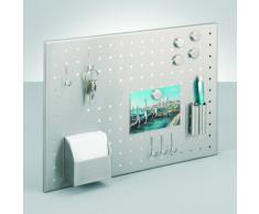 Zeller 11125 Memo-Board Edelstahl 50x35cm mit Utensilien