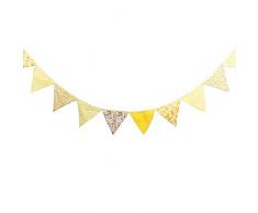 G2PLUS 12 Weihnachten Schöne Wimpel Girlande Süße Bunting Wimpelkette Farbenfroh Wimpeln für Draußen