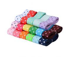 34m / 17stk * 22mm breit Ripsband Schleifenband Dekoband Band für Hochzeit Weihnachten Taufe Ostern Halloween Bänder Geschenkband Stoffband zum nähen Weihnachtsband Weihnachtsbänder