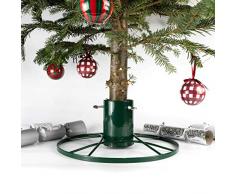 Bosmere G481 Moderne Christbaumständer 4 Zoll, grün glitzern