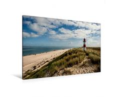 Calvendo Premium Textil-Leinwand 120 cm x 80 cm quer, EIN Motiv aus dem Kalender Sylt - Bilder Einer Insel | Wandbild, Bild auf Keilrahmen, Fertigbild auf echter Leinwand, Leinwanddruck Natur Natur