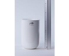 Porzellanvase ROUNDED Vase Porzellan Blumenvase Tischvase weiß
