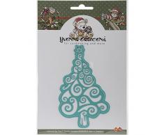 Yvonne Stanz- & PrÃ¤geschablone, grÃ¼n, Tannenbaum