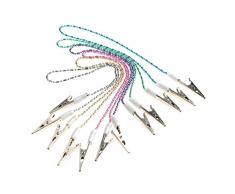 WINOMO Serviettenhalter mit Clips Flexible Serviettenkettchen