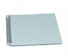 Rössler Papier 1329452177 - S.O.H.O. Wire-O Fotoalbum 290 x 290 mm, 60 Seiten, Stone