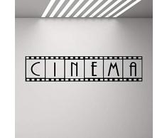 JXCDNB Kinoplakat Filmwandtattoo Show Time Kamera Wandbild Filmstreifen Vinyl Aufkleber Spielzimmer Hauptdekoration Wandbild Kunst Wandbild 20x92cm