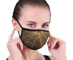 Wrution Weihnachtsbaumgirlande Lichtdekoration Gesichtsmaske Staubmasken Filter Sicherheitsmasken für Männer Frauen Outdoor Sport personalisierbar