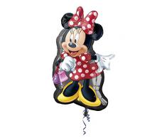Amscan Anagram 2637401 - Party und Dekoration - Folienballon Super Shape - Disney Minnie Mouse, circa 48 x 81 cm