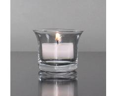 Teelichthalter Teelichtglas Kerzenhalter Kerzenständer Kerzenleuchter Kerzenglas Glas klein ca. 5 cm