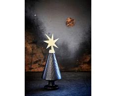 The Oak Men - Dekofigur - Tree - Tannenbaum - Holz - glatt - Eichenholz schwarz lackiert - Höhe: 13 cm