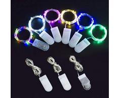 LED beleuchtet Schnur ganz über dem Himmelsternschnurbeleuchtungsraumhochzeitsfestival-Dekorationsstern, ein Meter zehn Lichter rot, freie Größe