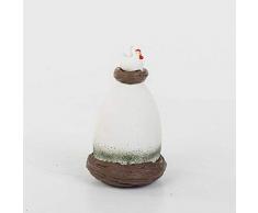 Euro Flora dekorative Kerze Huhn Ei 9x14.5 cm