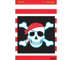 amscan Geschenktüte mit Piratenmotiv