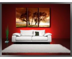Visario Leinwandbilder 1025 Bild auf Leinwand Natur, 160 x 90 cm, 3 Teile