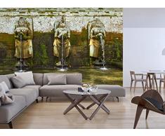 wandmotiv24 Fototapete Tempel Brunnen am Goa Gajah S 200 x 140cm - 4 Teile Fototapeten, Wandbild, Motivtapeten, Vlies-Tapeten Indonesien, Asien, Wasser M0808