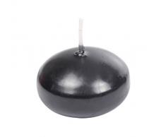 homea 6bgd009nr 10 Stück Schwimmkerzen Paraffin schwarz 8 x 8 x 13,5 cm