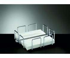 APS 11763 Serviettenhalter, Metall, Silber, 28 x 35 x cm, 1 Einheiten