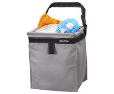 Gyj&mmm High Road Trashstash Leakproof Auto-Abfall-Beutel mit Drehverschluss High Road Car Papiertasche mit Leakproof Futter,Grau