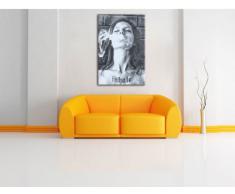 Inhale Leinwandbild Bild auf Leinwand, XXL riesige Bilder fertig gerahmt mit Keilrahmen, Kunstdruck auf Wandbild mit Rahmen, günstiger als Gemälde oder Ölbild, kein Poster oder Plakat, Format:120x80 cm