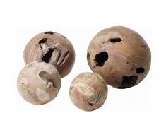 Teak Deko-Kugel 30 cm