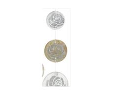 Capiz Muschel Girlande Windspiel Rose Muschelgirlande Deko perlmutt weiß cremefarbig 1 Stück