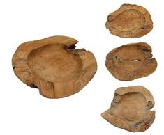 Unikat Teakholzschale Teakholz Schale Obstschale Holz Schale Massiv Ø40cm