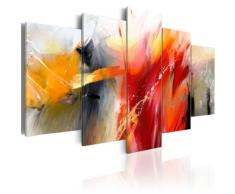 murando - Bilder 200x100 cm - Leinwandbilder - Fertig Aufgespannt - Vlies Leinwand - 5 Teilig - Wandbilder XXL - Kunstdrucke - Wandbild - Abstrakt 0101-57