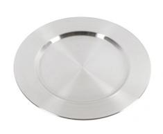 APS Platzteller 31cm rund, Edelstahl, Silber, 28 x 28 x 30 cm